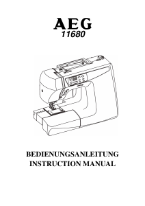 Handleiding AEG 11680 Naaimachine