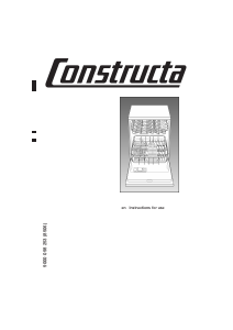 Manual Constructa CG660J7 Dishwasher