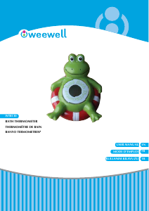 Mode d’emploi Weewell WTB130 Thermomètre de bain