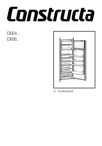 Kasutusjuhend Constructa CK66530 Külmik-sügavkülmik