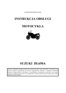 Instrukcja Suzuki DL650A (2008) Motocykl