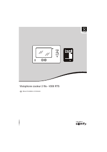Mode d’emploi Somfy V200 RTS Interphone