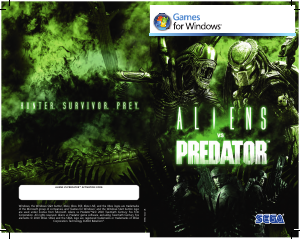 Manual PC Aliens vs. Predators