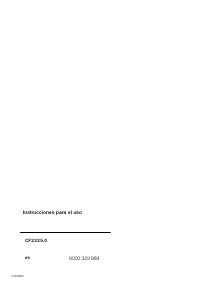 Használati útmutató Constructa CF232590 Kemence