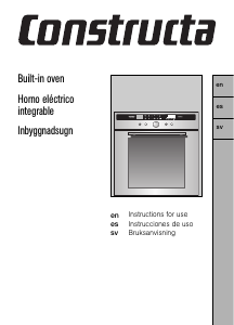 Handleiding Constructa CF28850 Oven