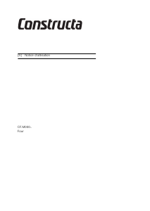 Mode d’emploi Constructa CF3M10050 Four