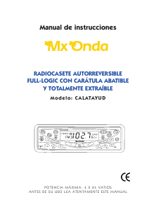 Manual de uso MX Onda Calatayud Radio para coche