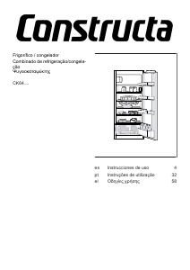 Manual de uso Constructa CK643KF0 Refrigerador
