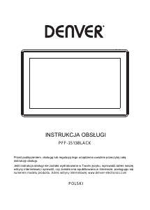 Instrukcja Denver PFF-1513 Ramka cyfrowa