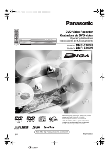 Manual de uso Panasonic DMR-E100H Reproductor DVD