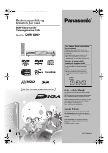 Manuale Panasonic DMR-E95HEG Lettore DVD