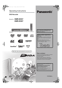 Handleiding Panasonic DMR-EH67 DVD speler