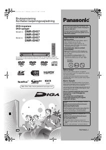 Bruksanvisning Panasonic DMR-EH67 DVD spelare