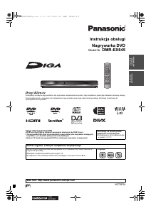 Instrukcja Panasonic DMR-EX645 Odtwarzacz DVD