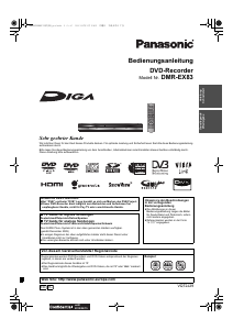 Bedienungsanleitung Panasonic DMR-EX83 DVD-player