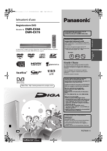 Manuale Panasonic DMR-EX88 Lettore DVD