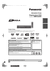 Manuale Panasonic DMR-EZ49V Lettore DVD