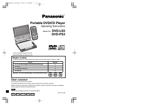 Manual Panasonic DVD-LS5 DVD Player