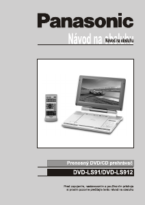 Návod Panasonic DVD-LS912 DVD prehrávač