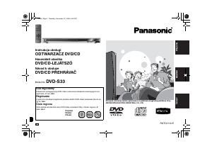 Instrukcja Panasonic DVD-S33 Odtwarzacz DVD