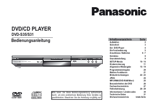 Bedienungsanleitung Panasonic DVD-S35EG DVD-player