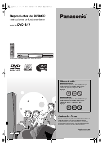 Manual de uso Panasonic DVD-S47EG Reproductor DVD