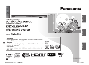 Instrukcja Panasonic DVD-S53 Odtwarzacz DVD