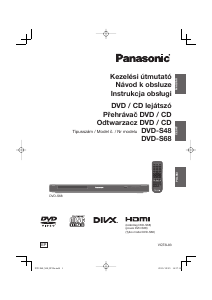 Használati útmutató Panasonic DVD-S68 DVD-lejátszó
