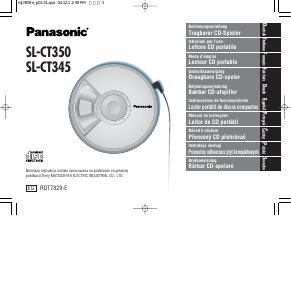 Brugsanvisning Panasonic SL-CT345 Discman