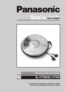 Návod Panasonic SL-CT350 Discman