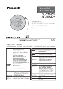 Priručnik Panasonic SL-CT580 Discman