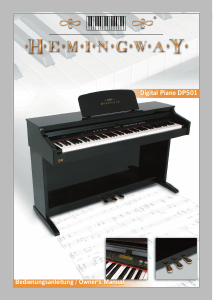 Handleiding Hemingway DP501 Digitale piano
