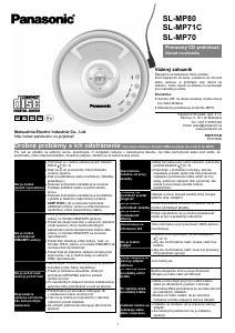 Návod Panasonic SL-MP80EG Discman