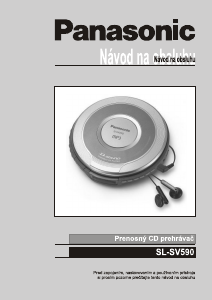 Návod Panasonic SL-SV590 Discman