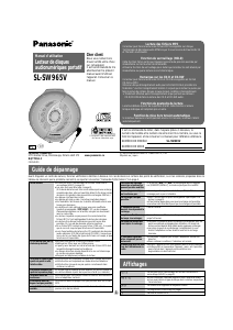 Mode d’emploi Panasonic SL-SW965V Lecteur CD portable