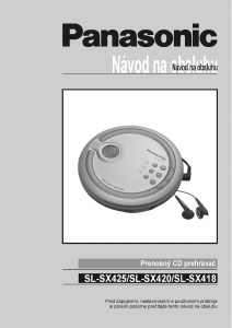 Návod Panasonic SL-SX425EG Discman
