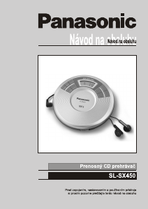 Návod Panasonic SL-SX450 Discman