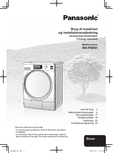 Brugsanvisning Panasonic NH-P80S1 Tørretumbler
