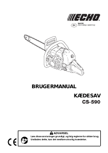 Brugsanvisning Echo CS-590 Kædesav