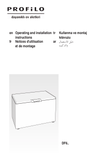 Manual Profilo DF6024W2VV Freezer