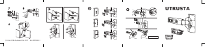 Посібник IKEA UTRUSTA (404.017.84) Шарнір