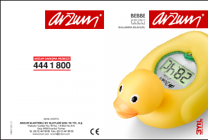 Kullanım kılavuzu Arzum AR 857 Banyo termometresi