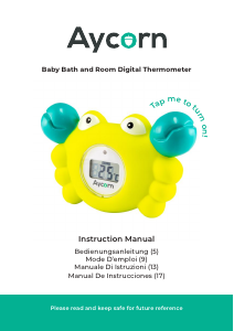 Bedienungsanleitung Aycorn Digital Badthermometer