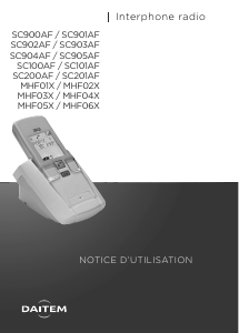 Mode d’emploi Daitem SC100AF Interphone