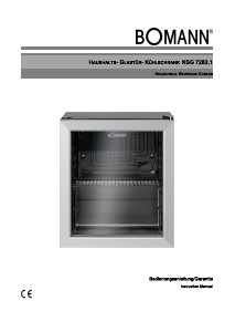 Bedienungsanleitung Bomann KSG 7282.1 Kühlschrank