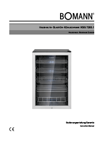 Manual Bomann KSG 7283.1 Refrigerator