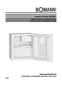 Bedienungsanleitung Bomann KB 389.1 Kühlschrank