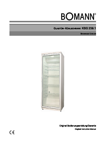 Bedienungsanleitung Bomann KSG 239.1 Kühlschrank
