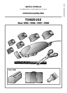 Mode d’emploi Calor 9595 Tondeuse