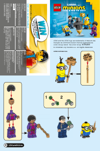 Instrukcja Lego set 40511 Minions Minionki i trening kung-fu